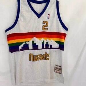 Denver Nuggets (1987-88) Alex English #2 NBA Mitchell & Ness Jersey XL
